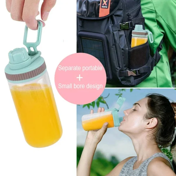 Portable Electric Fruit Juicer Wireless USB Rechargeable 6 Blades Mini Mixer Multifunction Summer Smoothie Blender Machine - Image 3