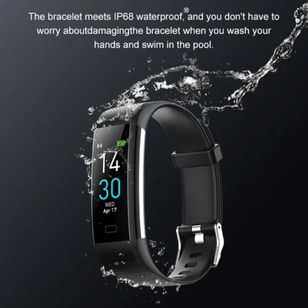 Men's Sports Wristbands Women Bracelet Temperature Measurement Blood Pressure Fitness Heart Rate Pedometer Smart Bracelet Watch - Image 3