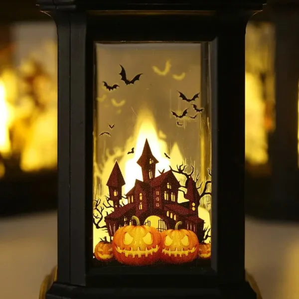 LED Pumpkin Lantern Halloween Party Horror Ghost Festival Bar Haunted House Ornaments Halloween Decoration Wind Lamp Kids Gift - Image 3