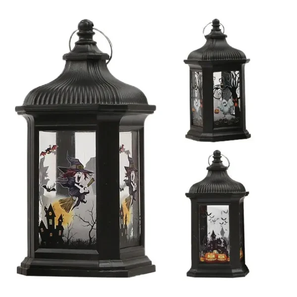 LED Pumpkin Lantern Halloween Party Horror Ghost Festival Bar Haunted House Ornaments Halloween Decoration Wind Lamp Kids Gift - Image 2