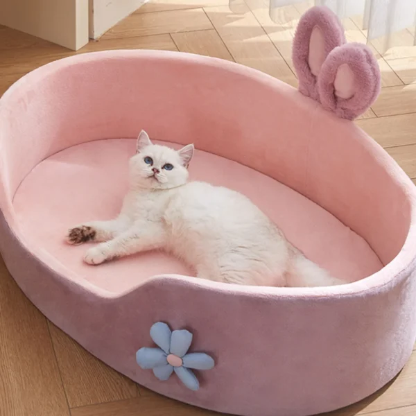Detachable Pet Bed Pet Bed Detachable Washable Dog Sleeping Bed Soft Comfortable Warm Cat Bed for Four Seasons Soft Pet Bed - Image 4